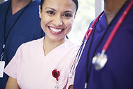 Smiling medical personel
